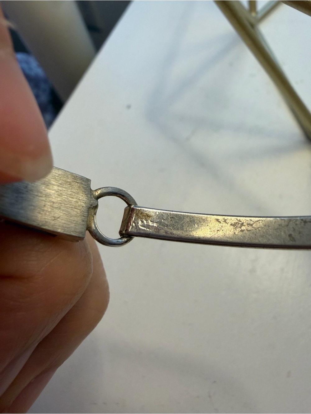 Turquoise Inlay bracelet bangle - Picture 8 of 12